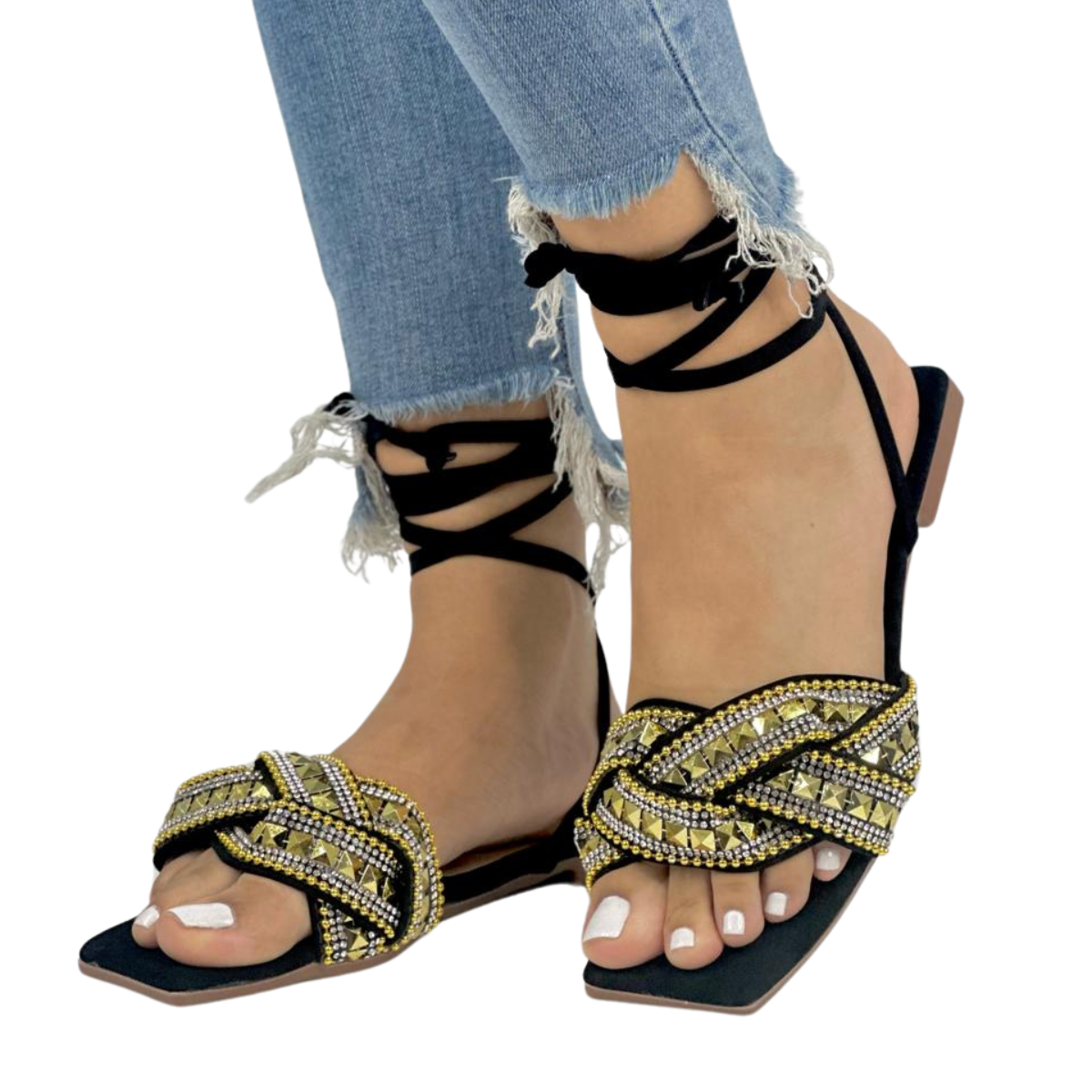 sandalias para mujer planas girasoles comprar en onlineshoppingcenterg Colombia centro de compras en linea